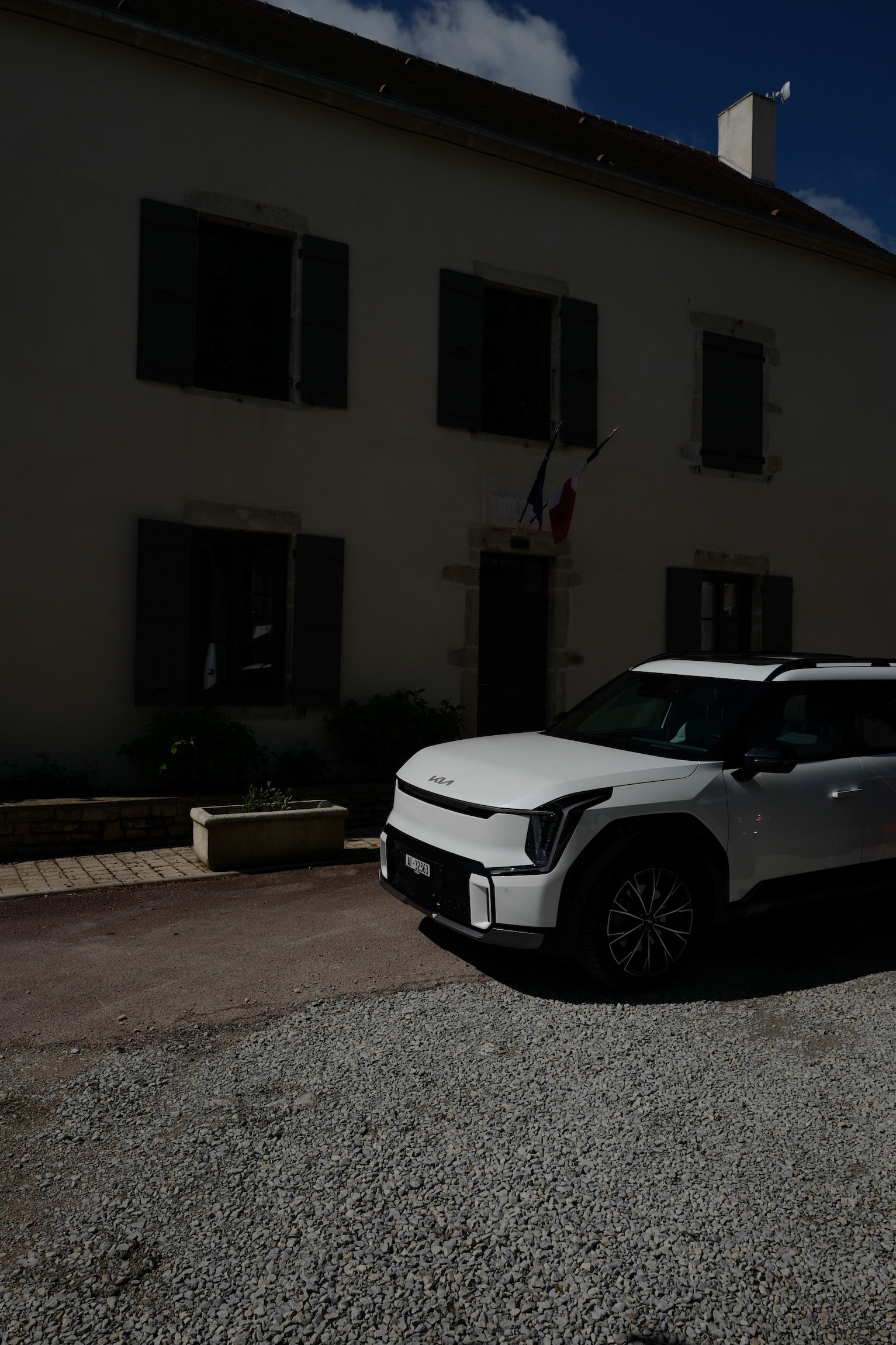 Kia EV9 parked