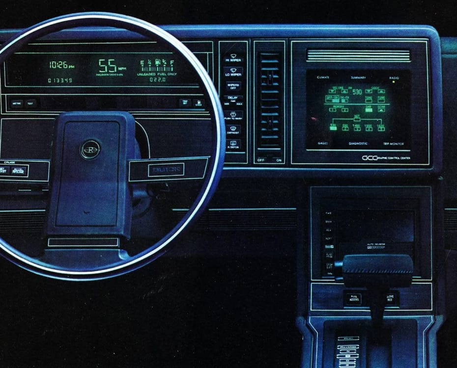 1986 Buick Riviera Dashboard