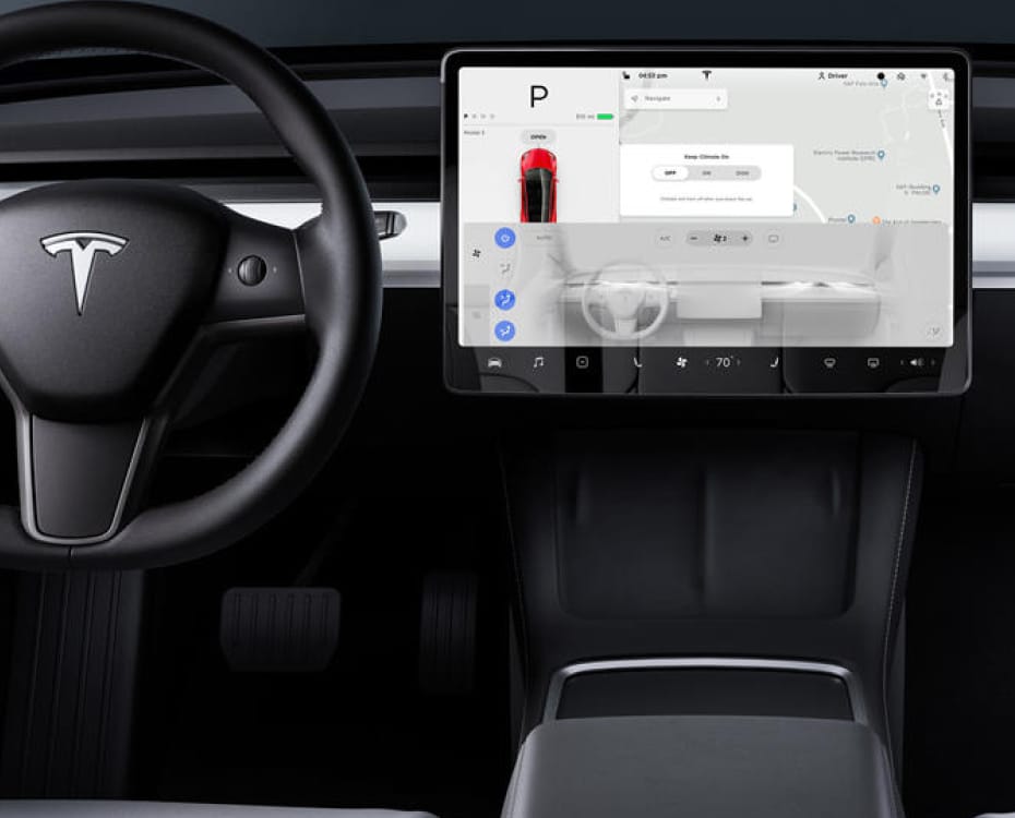 2017 Tesla Model 3 Dashboard